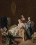 Le réveil de la dame - Pietro Longhi — vy av konstverket