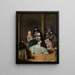 Maskeradfest i en gård - Pietro Longhi — inramlat konstverk på väggen