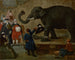 L'Exposition de l'Éléphant - Pietro Longhi — vy av konstverket