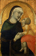 Vierge à l'Enfant - Pietro Lorenzetti — vy av konstverket