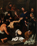 La resurrección de Lázaro - Pietro Novelli — vy av konstverket
