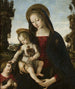 La Vierge à l'Enfant Jésus et saint Jean - Pinturicchio — vy av konstverket