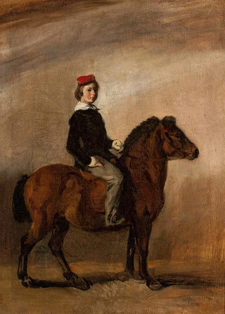 Piotr Michaowski - Artists son on a pony.webp