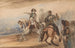 Napoleon som ger order - Piotr Michałowski — vy av konstverket