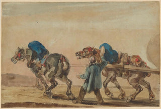 Piotr Michaowski - Workhorses with a coachman.webp