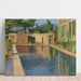 Reproduktion av målningen Piscine, Sydfrankrike - Sir John Lavery