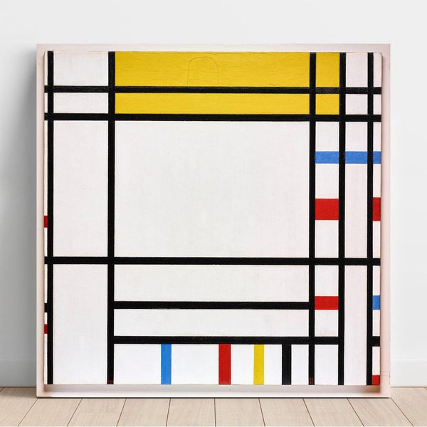Reproduktion av målningen Place de la Concorde - Piet Mondrian