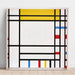 Reproduktion av målningen Place de la Concorde - Piet Mondrian
