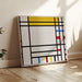 Reproduktion av målningen Place de la Concorde - Piet Mondrian
