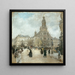 Place de la Trinité à Paris - Jean François Raffalli — inramlat konstverk på väggen