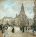 Place de la Trinité à Paris - Jean François Raffalli — vy av konstverket