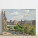 Reproduktion av målningen Place du Carrousel, Paris - Camille Pissarro
