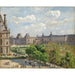 Reproduktion av målningen Place du Carrousel, Paris - Camille Pissarro