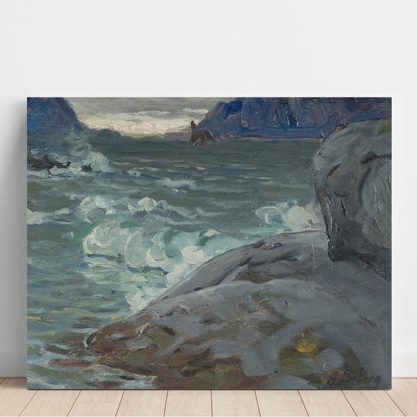 Plage. Étude du nord de la Norvège - Anna Boberg | Reproduction Tableau Décoration murale affiche copie