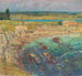 Bailey-stranden i Newport RI - Childe Hassam — vy av konstverket
