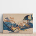 Reproduktion av målningen Poème de Teishin Ko (Fujiwara no Tadahira) - Katsushika Hokusai