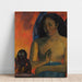 Reproduktion av målningen Poèmes Barbares - Paul Gauguin