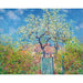 Reproduktion av målningen Poirier en Fleurs - Claude Monet