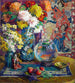 Poissons, fruits et fleurs - Kathryn E Cherry — vy av konstverket