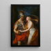 Allégorie de la Paix et de la Guerre - Pompeo Batoni — inramlat konstverk på väggen