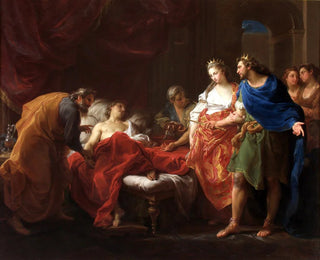 Antiochus och Stratonice - Pompeo Batoni — vy av konstverket