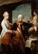 kejsare Joseph II med storhertig Pierre Leopold av Toscana - Pompeo Batoni — vy av konstverket