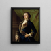 Joseph Leeson, senare 2:e greve av Milltown 1730-1801 - Pompeo Batoni — inramlat konstverk på väggen