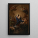 La Vierge à l'Enfant en gloire - Pompeo Batoni — inramlat konstverk på väggen
