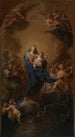 La Vierge à l'Enfant en gloire - Pompeo Batoni — vy av konstverket