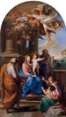 La Vierge à l'Enfant avec les saints Joseph, Zacharie et Élisabeth et le petit Saint Jean - Pompeo Batoni — vy av konstverket
