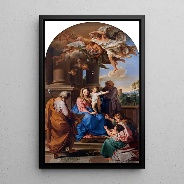 Pompeo Batoni - Madonna and Child with Saints Joseph Zacharias and Elisabeth and the Infant Saint John.webp