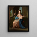 Mary Taylour, vicomtesse de Headfort, senare grevinna de Bective och markisa de Headfort - Pompeo Batoni — inramlat konstverk på väggen