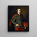 John Woodyeare - Pompeo Batoni — inramlat konstverk på väggen