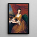 Lady Margaret Georgiana Poyntz - Pompeo Batoni — inramlat konstverk på väggen