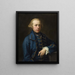 Porträtt av en gentleman - Pompeo Batoni — inramlat konstverk på väggen