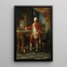 Portrait av en ung man - Pompeo Batoni — inramlat konstverk på väggen