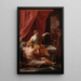 Samson och Dalila - Pompeo Batoni — inramlat konstverk på väggen