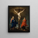 La Crucifixion - Pompeo Batoni — inramlat konstverk på väggen
