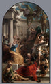 La Chute de Simon le Magicien - Pompeo Batoni — vy av konstverket