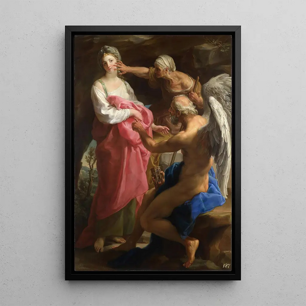 Pompeo Batoni - Time Orders Old Age To Destroy Beauty.webp