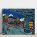 Reproduktion av målningen av järnvägsbron över Löbtauer-gatan i Dresden - Ernst Ludwig Kirchner