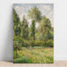 Reproduktion av målningen Poplars, Éragny - Camille Pissarro