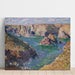 Reproduktion av målningen Port-Domois, Belle-Île - Claude Monet