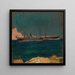 Javea hamn - Joaquín Sorolla — inramlat konstverk på väggen