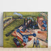 Reproduktion av målningen Västlig målning av Frankfurt am Main - Ernst Ludwig Kirchner