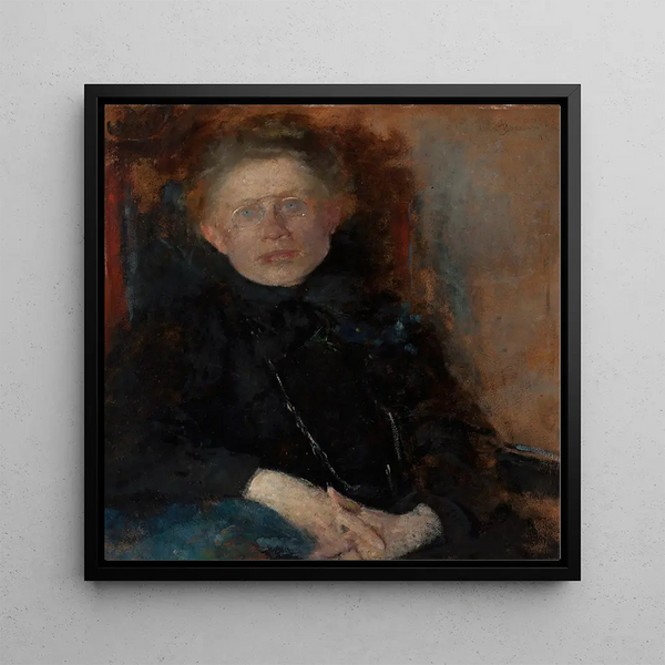 Portrait d'Anna Saryusz Zaleska vers 1880, après 1863, peintre - Olga Boznanska