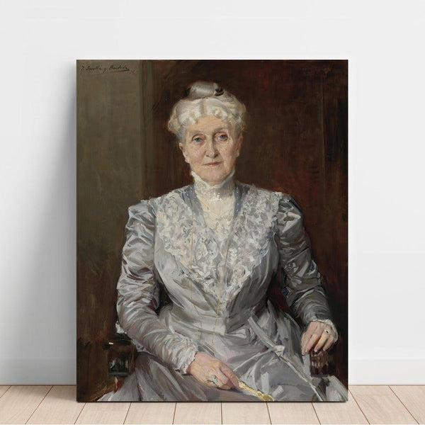 Reproduktion av målningen Portrait av Emily Perkins - Joaquín Sorolla