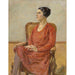 Reproduktion av målningen Portrait of Olga Neuberg - Max Liebermann