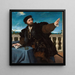 Portrait av en man - Lorenzo Lotto — inramlat konstverk på väggen