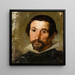 porträtt av en man - Följare av Diego Velázquez — inramlat konstverk på väggen